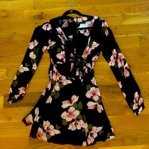 Privacy please tie front dress
